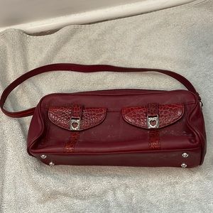 Small leather handbag